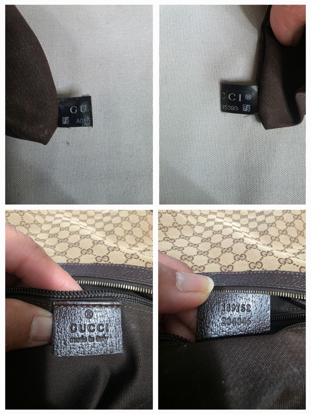 ✨️GUCCI GG Canvas Web Half Moon Crossbody Bag - Picture 16 of 16